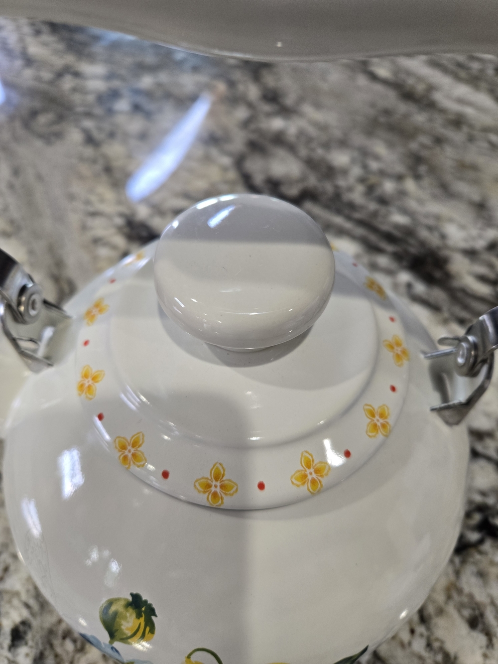 Pioneer Woman Blooming Bouquet Whistling Tea Pot - Picture 4 of 9